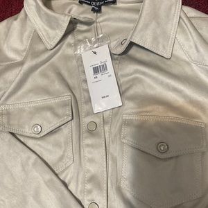 Guess button down